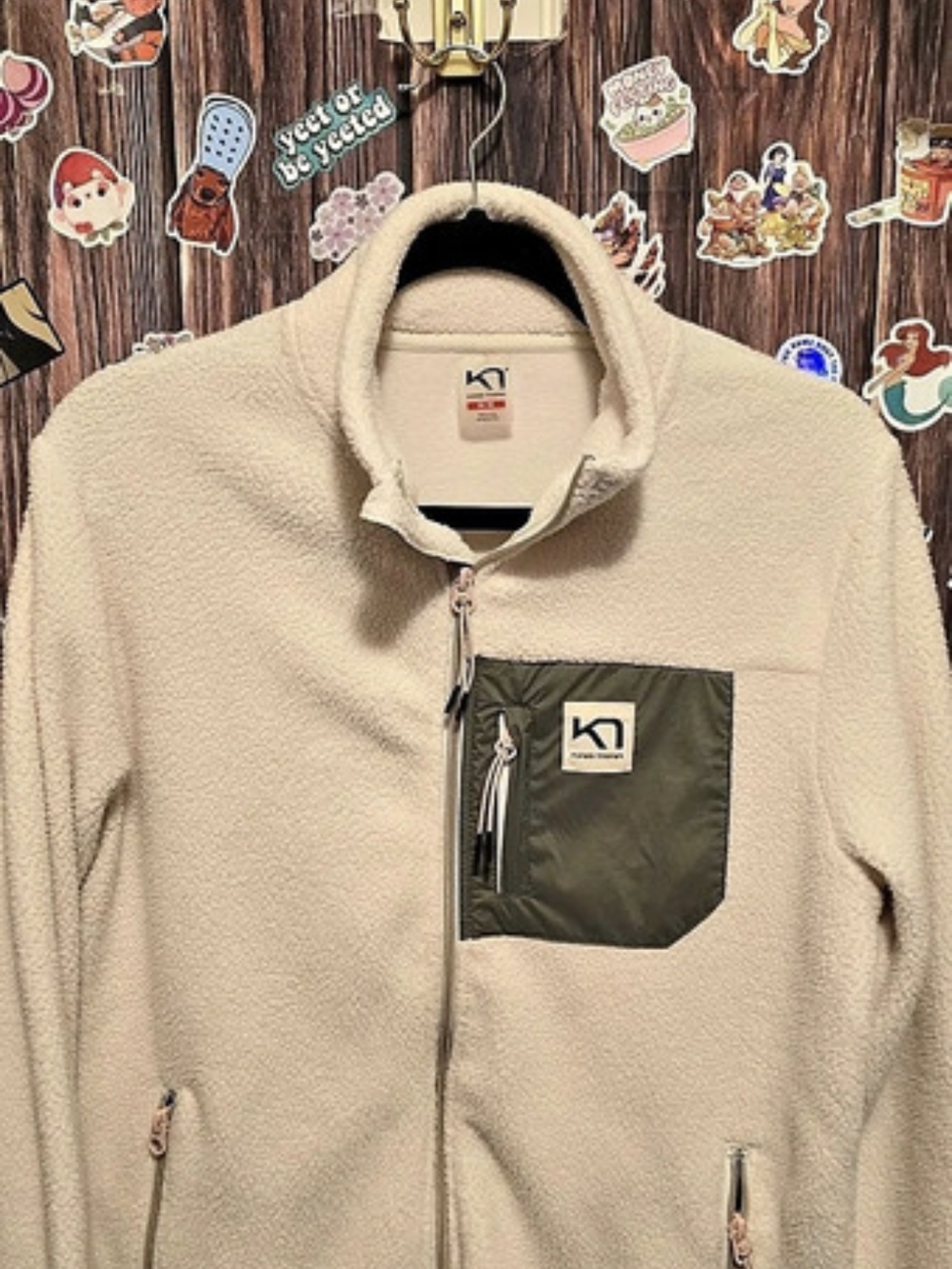Kari Traa Røthe Midlayer Jacket Røthe Midlayer Jacket Fleece Beige Medium - Picture 2 of 5
